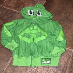 Boys Gecko zip hoodie